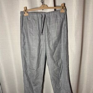 Rag & Bone Men's Gray Checkered Pants
